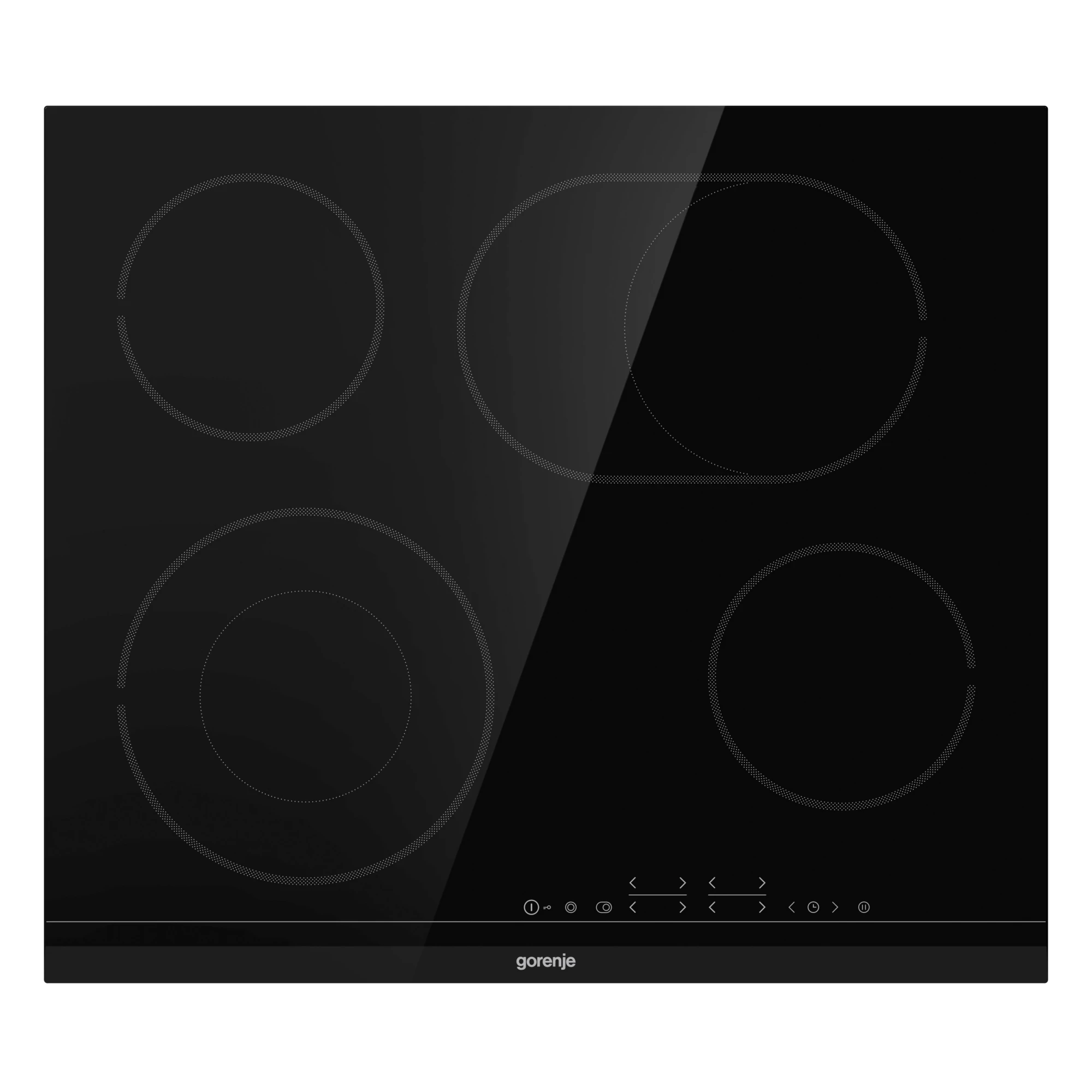 Gorenje ECT643BCSC Iebūvējamā keramikas plīts virsma