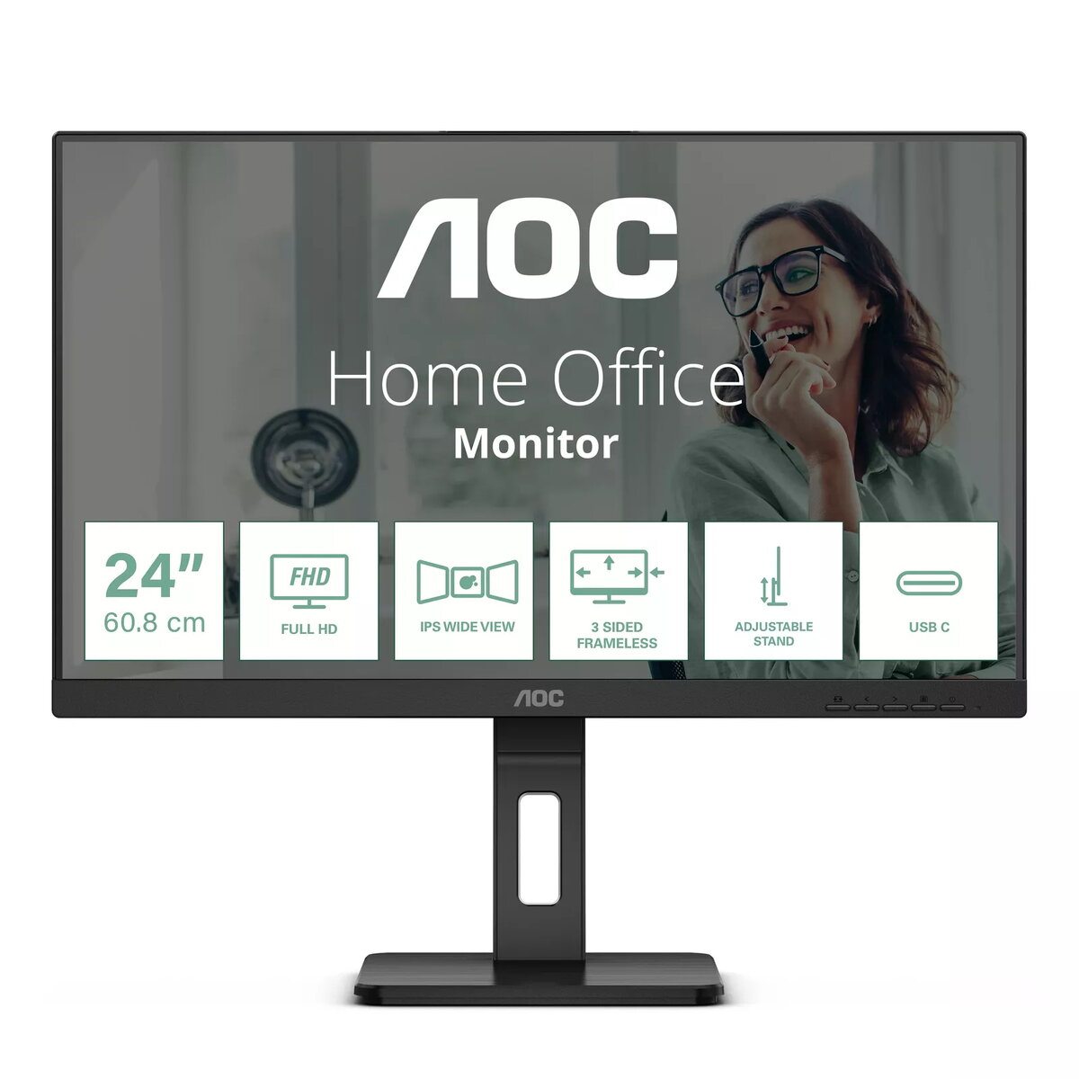 AOC 24P3CV datora monitors 60.5