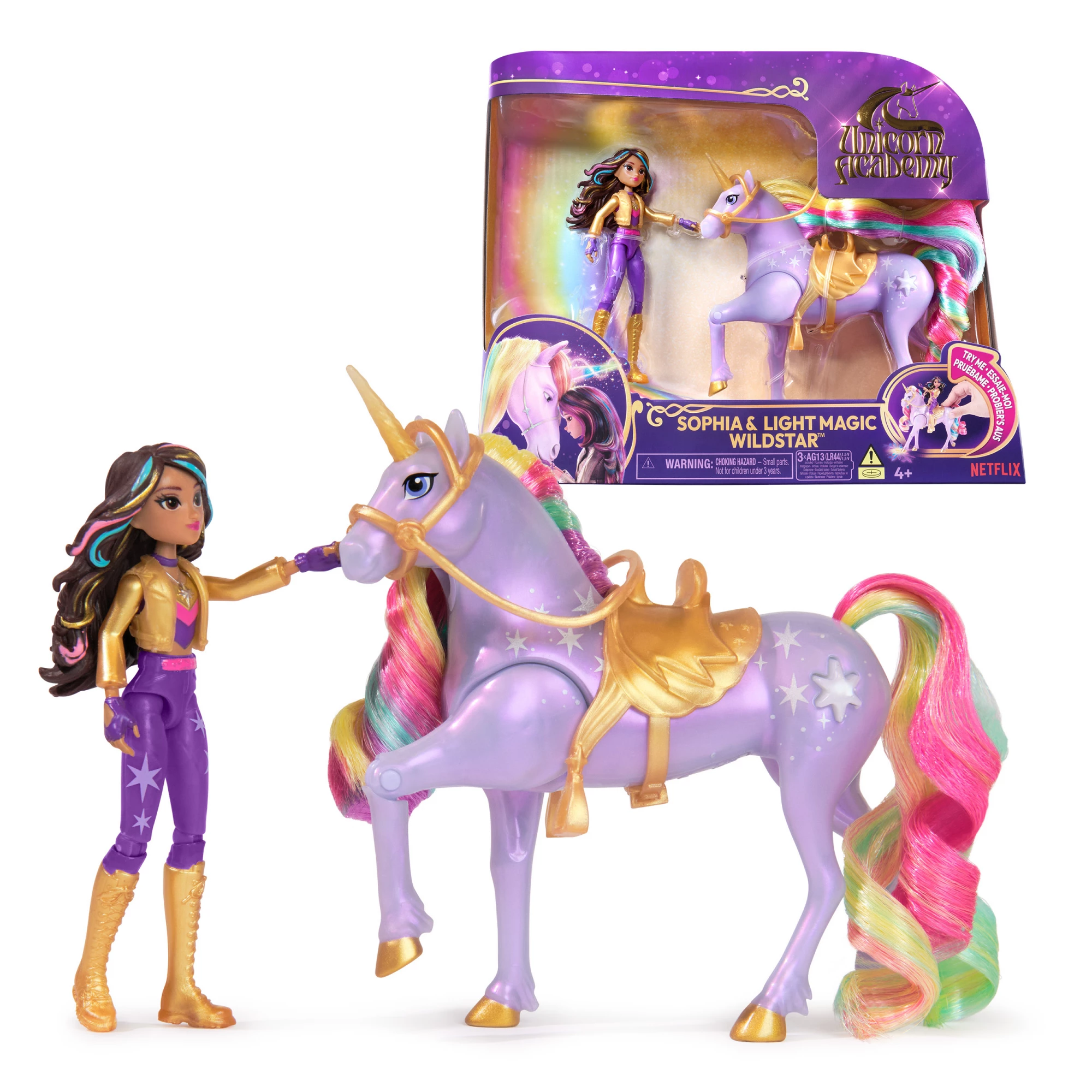 Modes lelle Usorteret Unicorn Academy Sophia