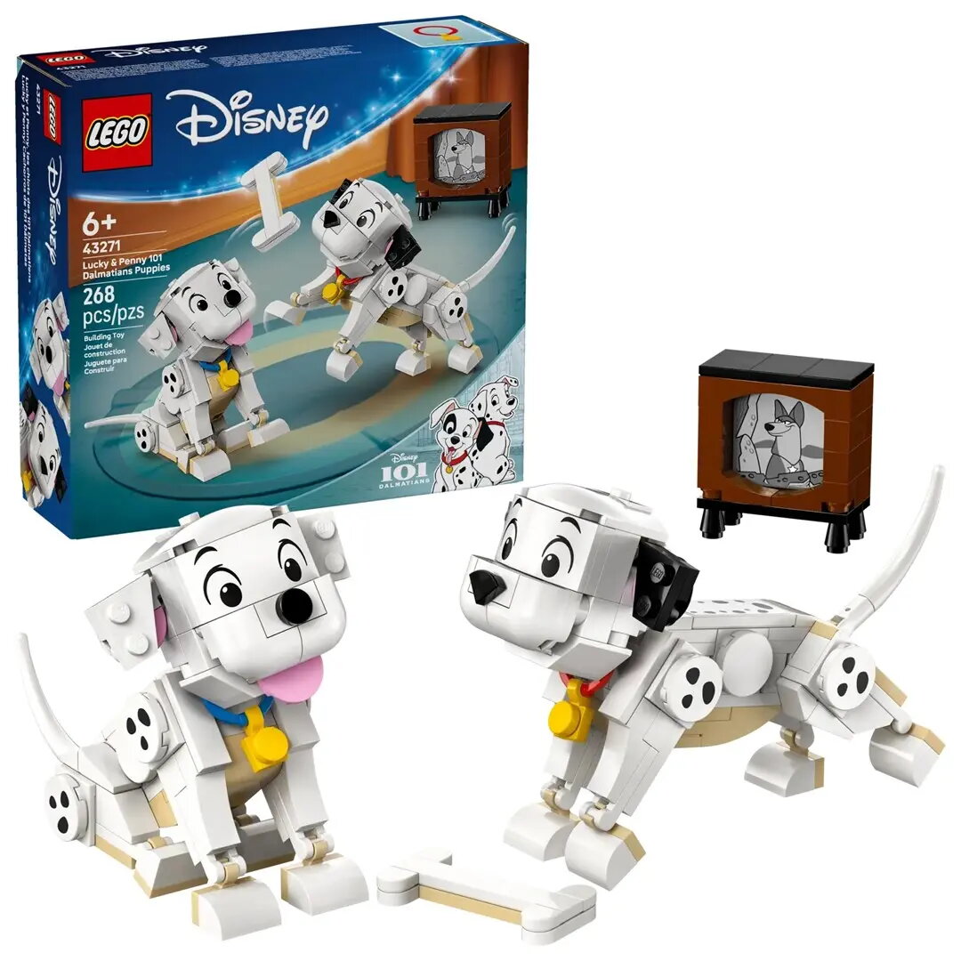 Konstruktors LEGO Disney Classic Kucēni Lucky