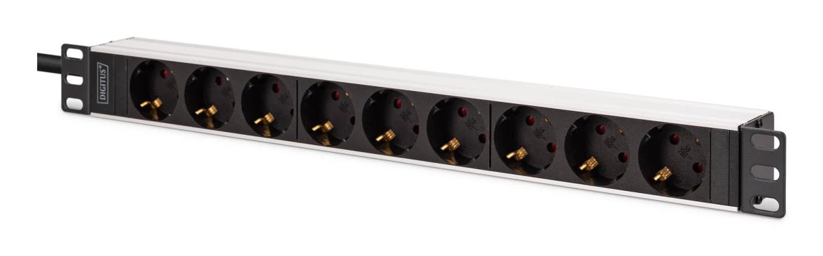 DIGITUS PDU - 1U alumīnija plaukta