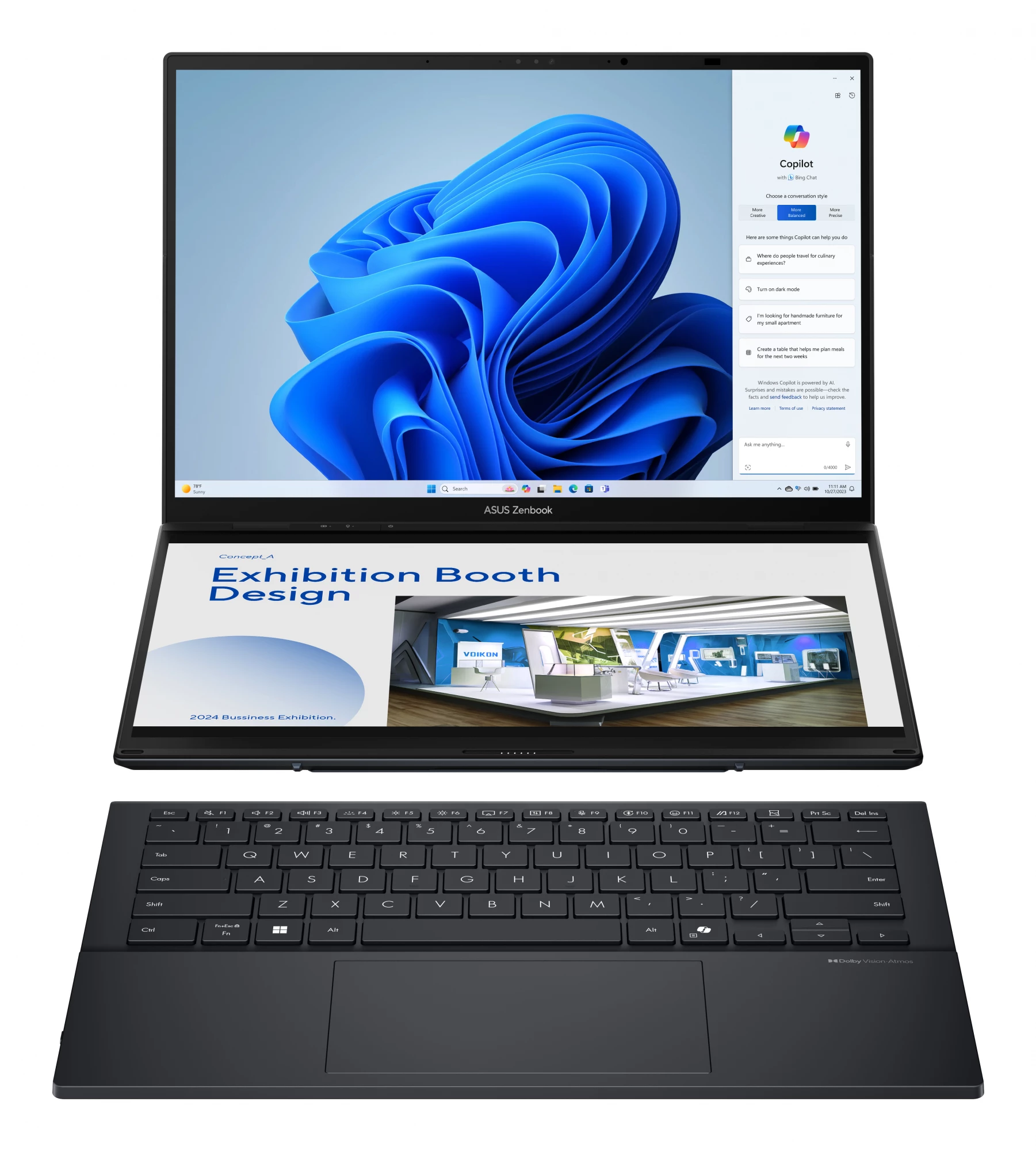 ASUS Zenbook Duo UX8406CA-PZ068X portatīvais dators