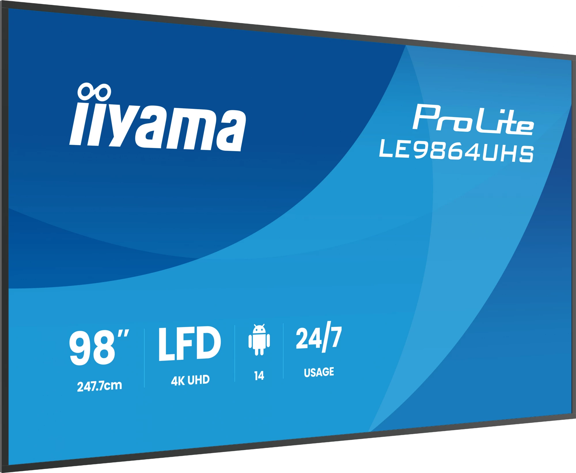 Iiyama ProLite LE9864UHS-B1AG digitālās zīmes displejs