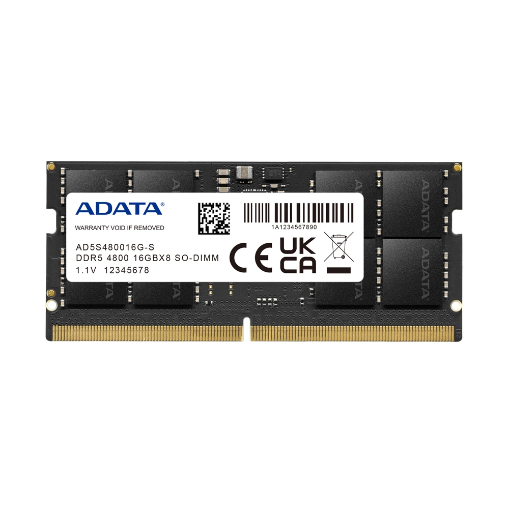 SO-DIMM 16 GB DDR5-4800 , Arbeitsspeicher schwarz