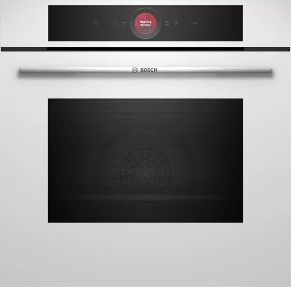Iebūvējamā elektriskā cepeškrāsns Bosch HBG7721W1S, pirolīzes