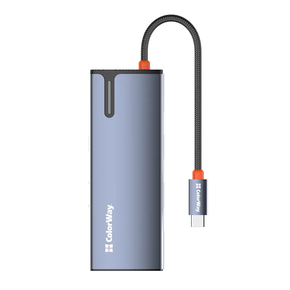 Dokstacija ColorWay CW-HUB01 5-in-1 USB-C ar