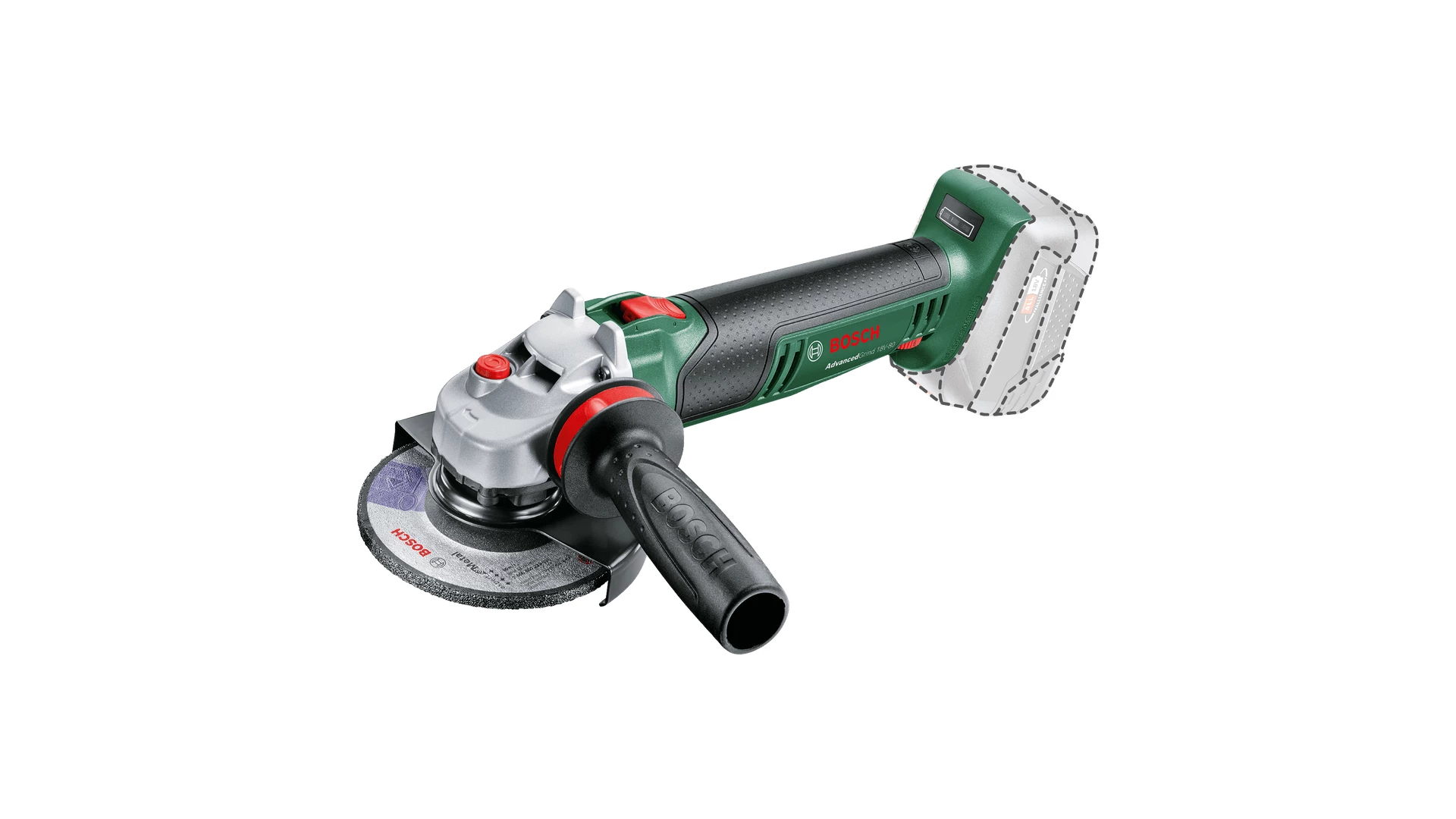 Bosch AdvancedGrind 18V-80 bezvada leņķa slīpmašīna