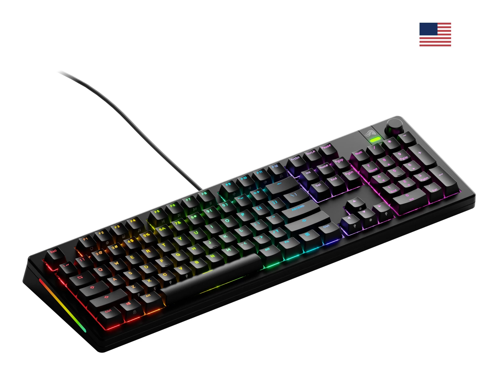 Mehāniskā pilnizmēra (100%) vadu tastatūra GLORIOUS