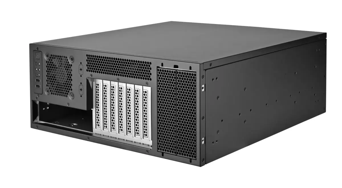 Servera korpuss SilverStone RM46-502-I Melns ATX