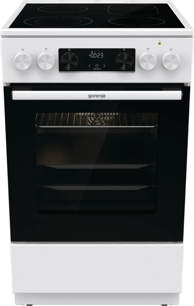 Brīvi stāvoša plīts Gorenje GECS5C70WA Elektriskā