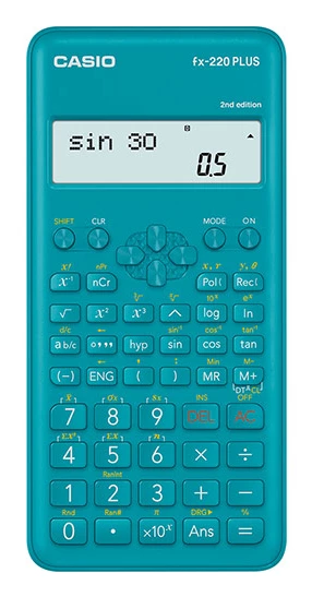 CASIO Fx-220plus-2 Zils Zinātniskais Kalkulators ar