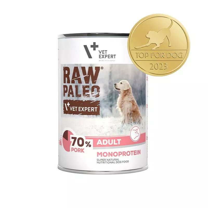 Slapjā suņu barība VETEXPERT RAW PALEO