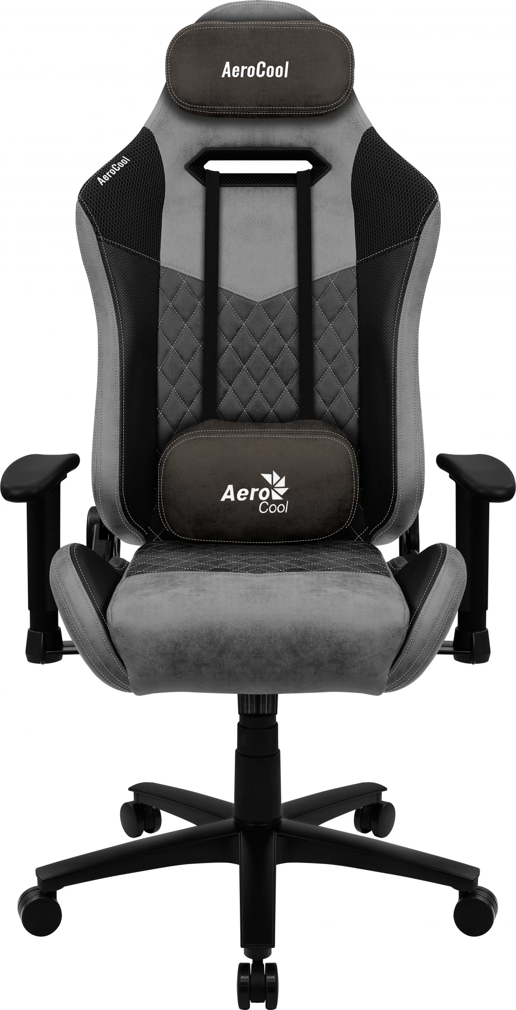 Spēļu krēsls AEROCOOL DUKE AeroSuede Melns