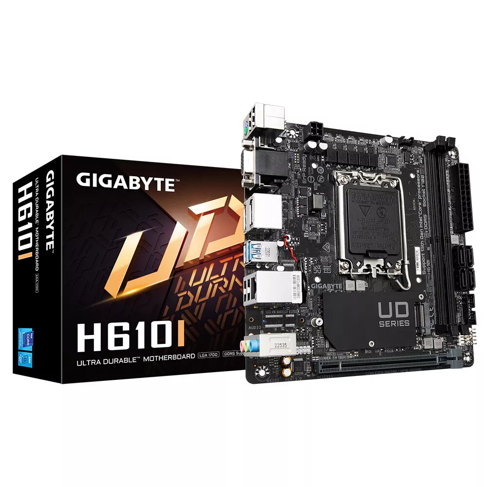 Mātesplate GIGABYTE H610I, Intel H610, LGA