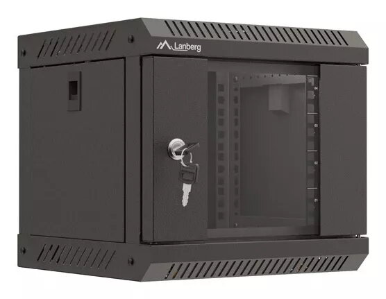 Sienas stiprinājuma skapis Lanberg WF11-3304-10B 4U