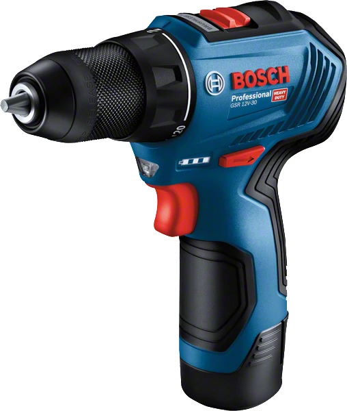 Bosch GSR 12V-30 akumulatora skrūvgriezis, 2x