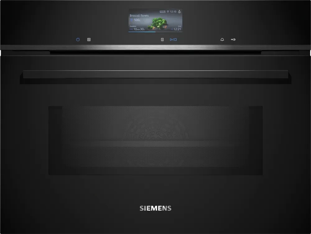Siemens iQ700 CM776GKB1 cepeškrāsns 45 L