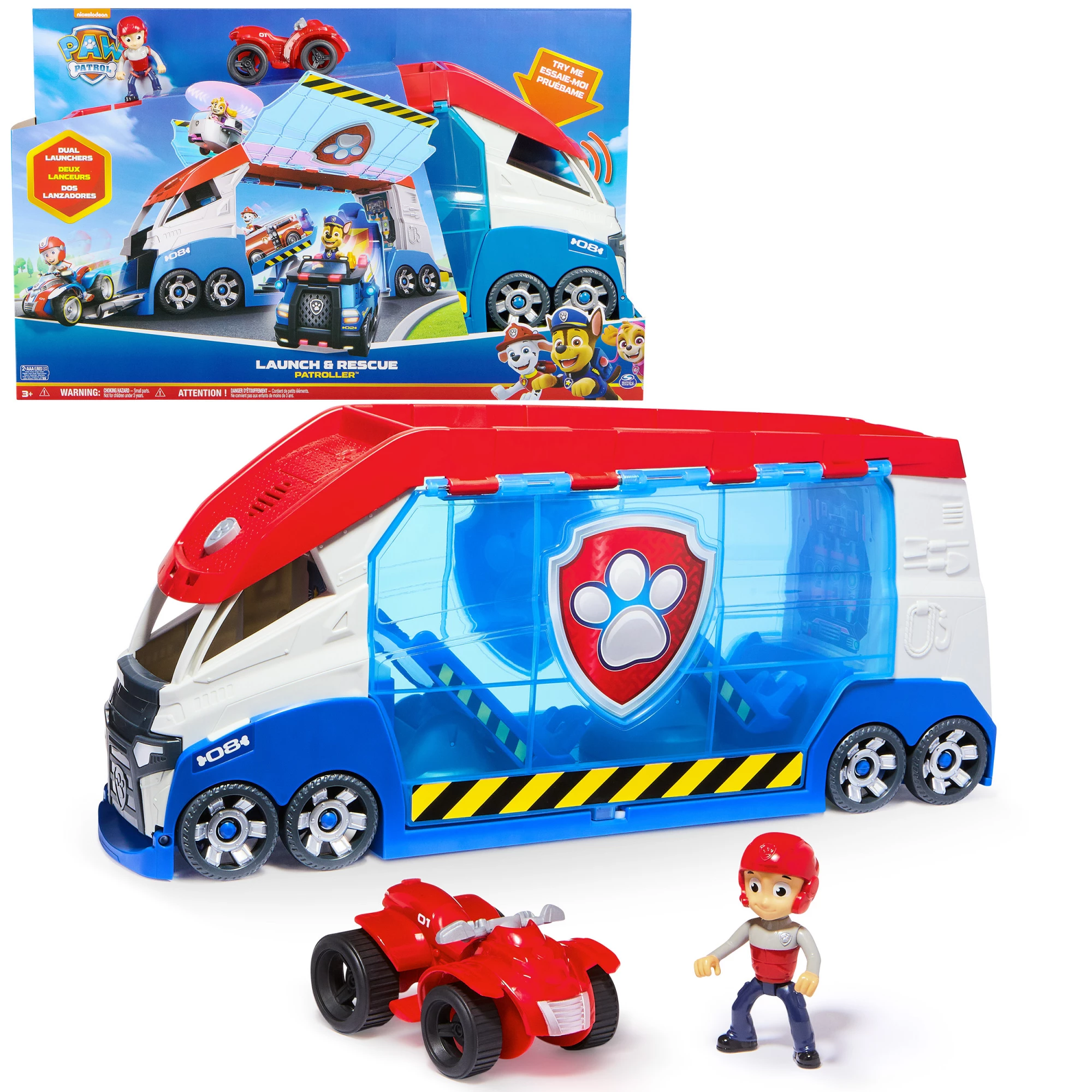 Transportlīdzekļu komplekts Spinmaster PAW Patrol Launche