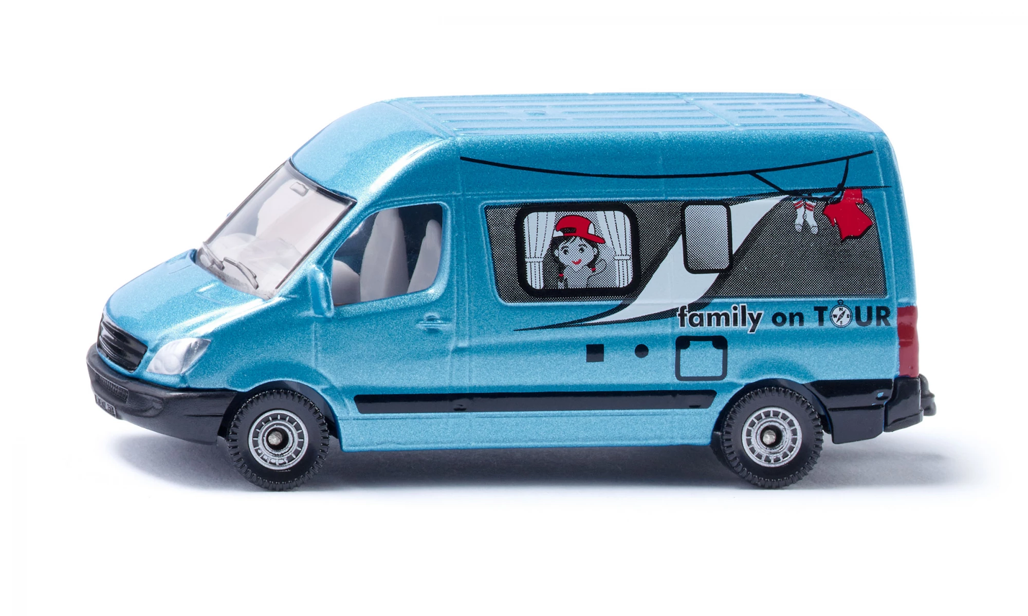 Siku Campervan Bus modelis Salikts