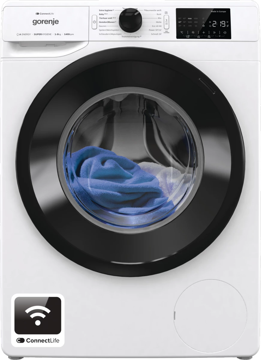 Gorenje WPNEI84A1TS veļas mazgājamā mašīna, priekšējā