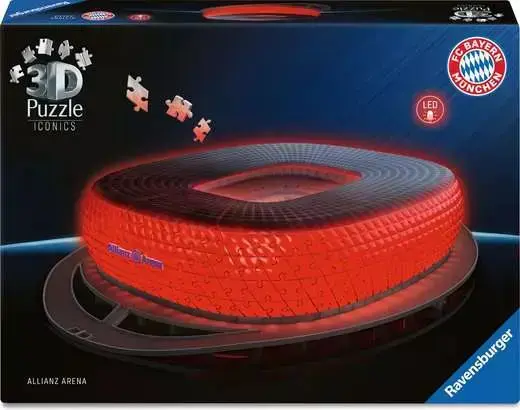 3D Puzle Ravensburger Iconics Allianz Arena