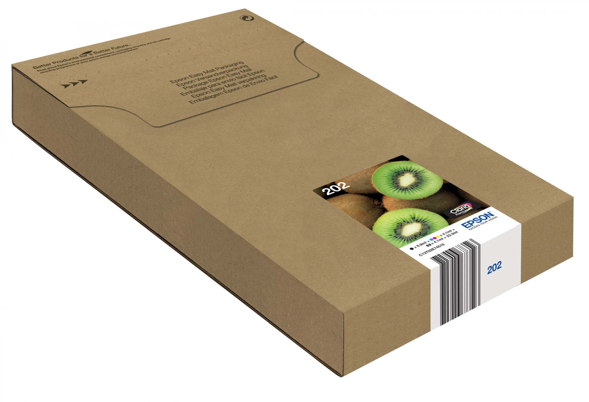 Epson 02Ink/Multipack 5-krāsas 202 EasyMail kasetne