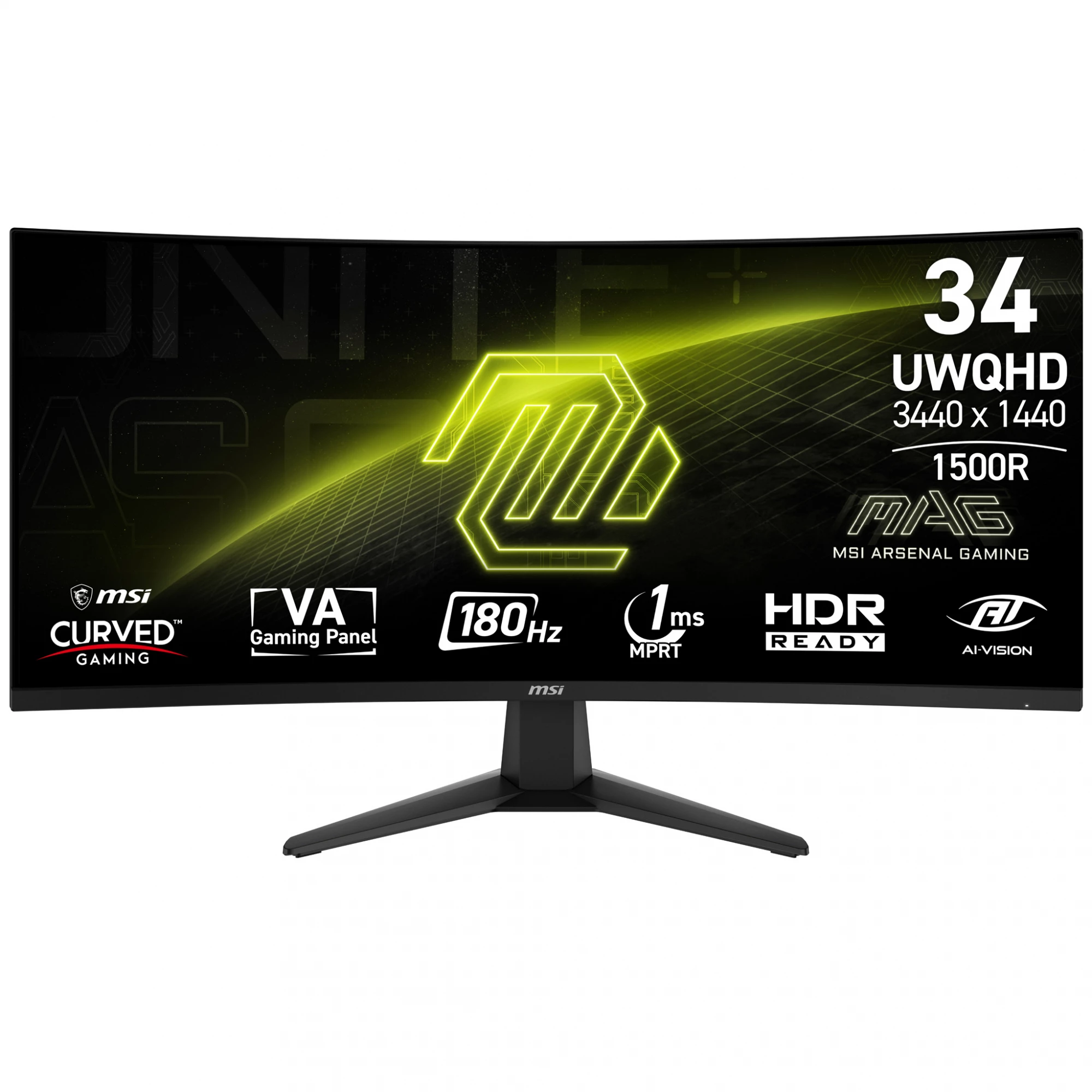 MSI MAG 346CQ dators monitors 86