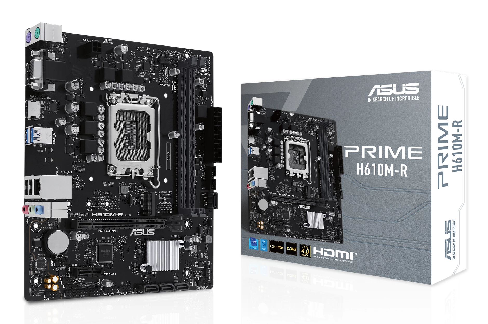 Mātesplate ASUS PRIME H610M-R-SI Intel H610