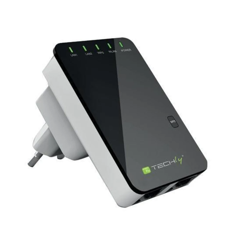 Techly I-WL-REPEATER2 (301078) bezvadu mini maršrutētājs
