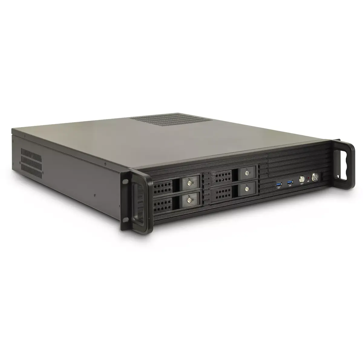 Servera korpuss Inter-Tech 2U-2504 Melns 480x527x89mm