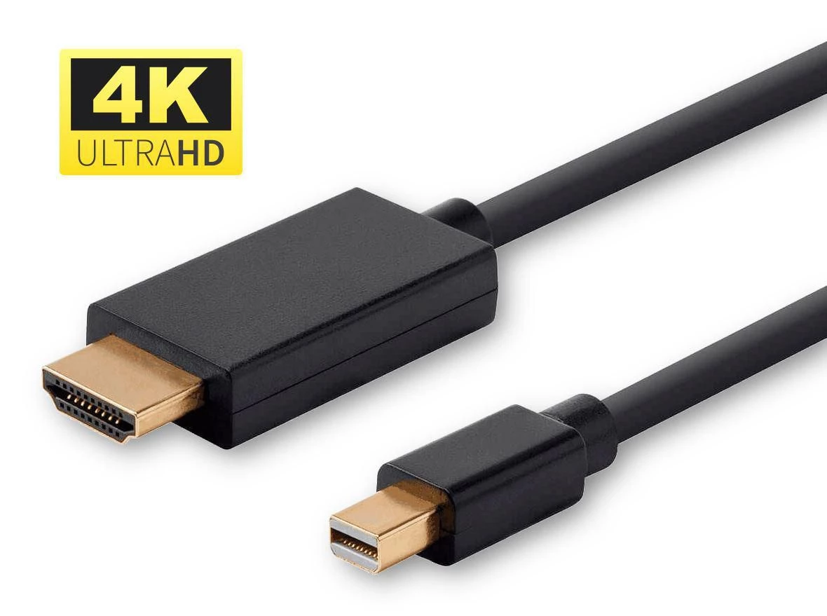 Microconnect MDPHDMI5B-4K kabelis Mini DisplayPort uz