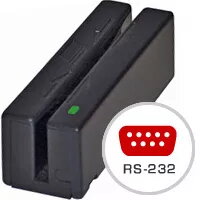MagTek Mini Swipe Reader RS-232 magnētiskās