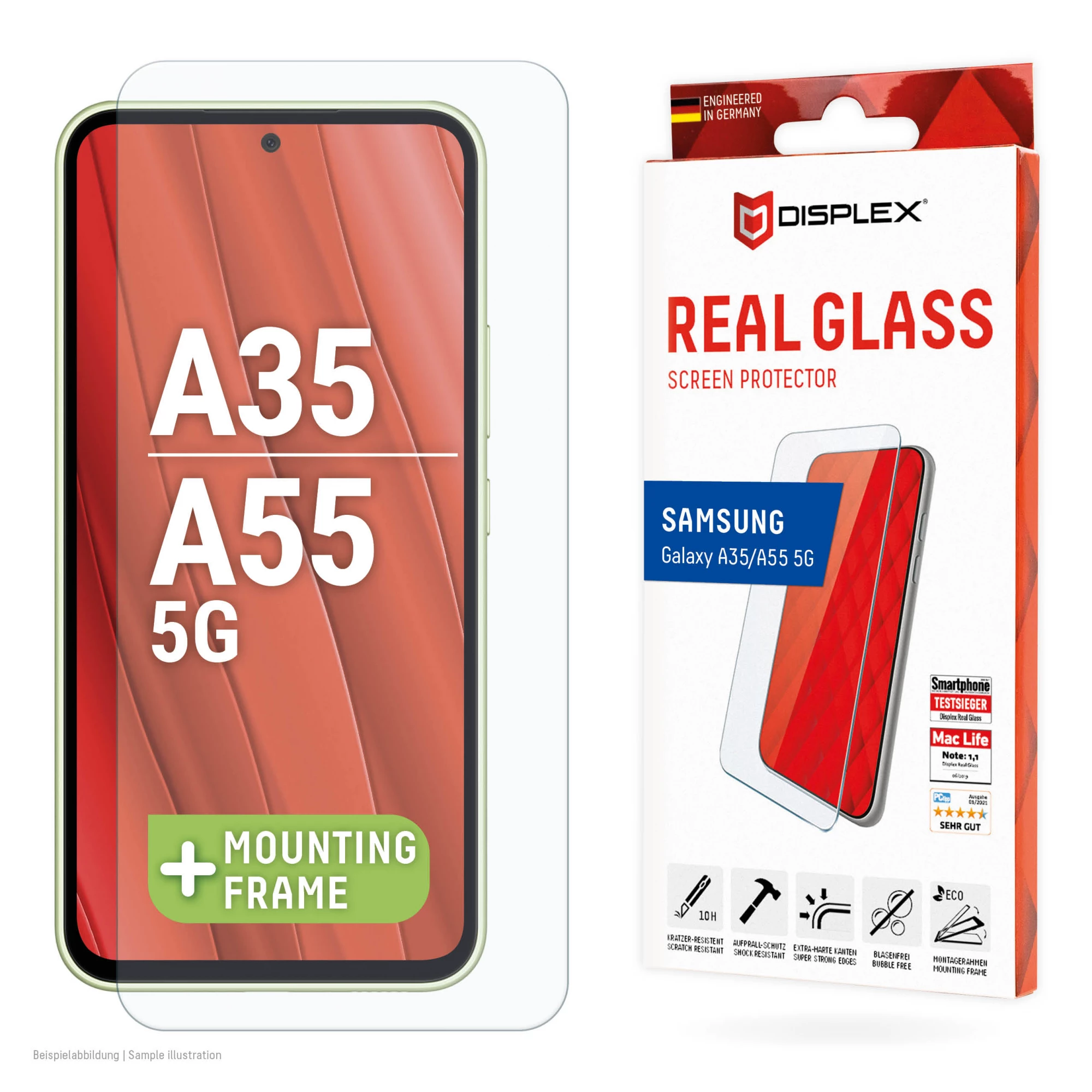 Displex ekrāna aizsargstikls (10H) Samsung Galaxy