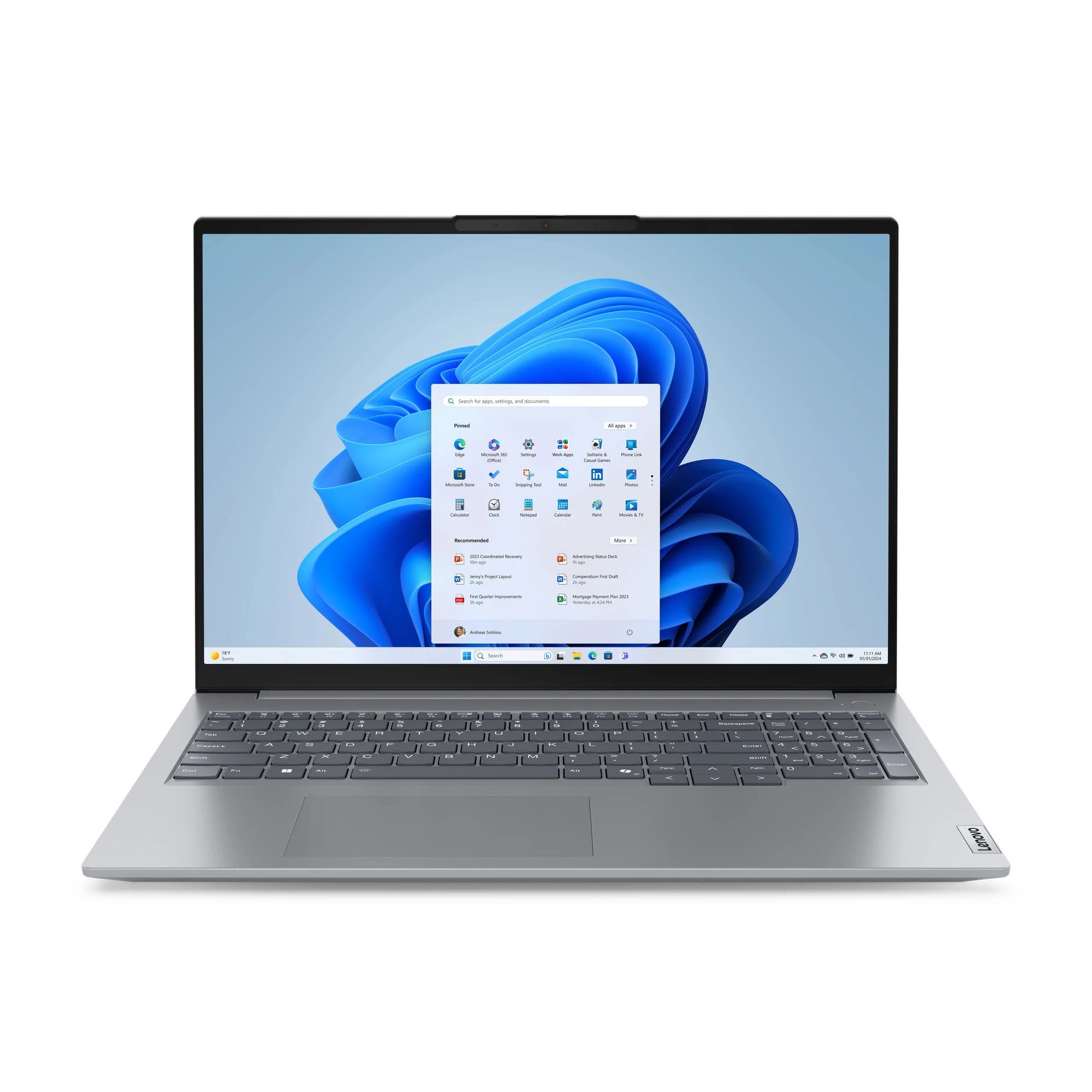 Portatīvais dators Lenovo ThinkBook 16 40
