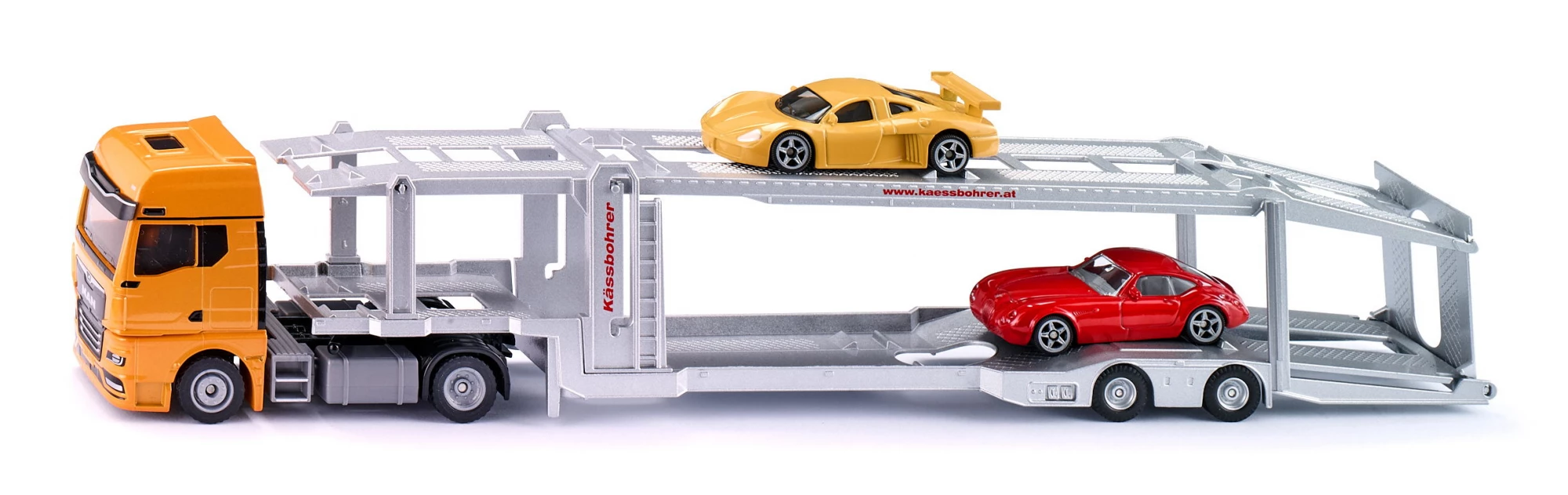 Siku MAN automašīnu pārvadātājs 1:50 salikts