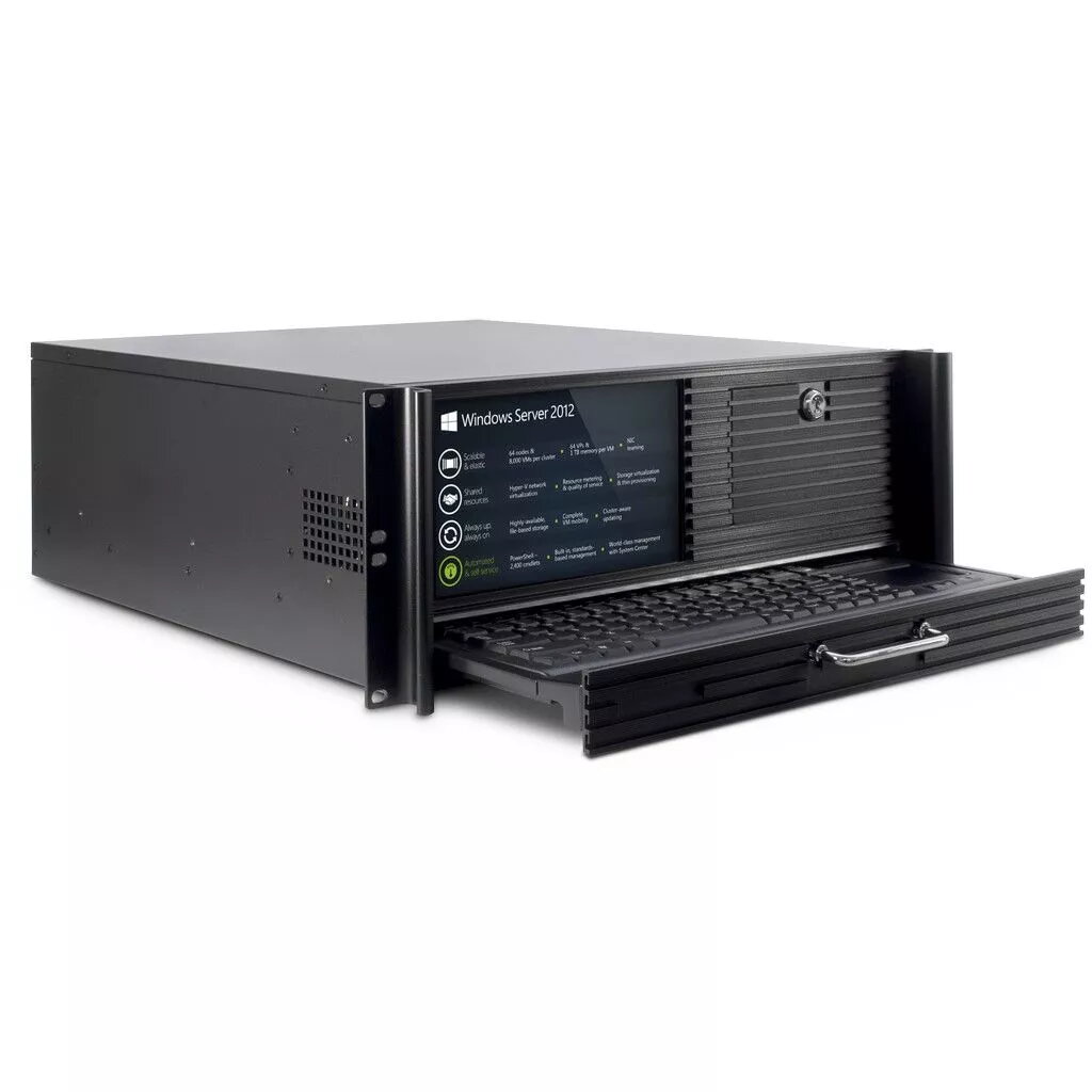 Servera korpuss Inter-Tech 4U 4452-TFT Rack