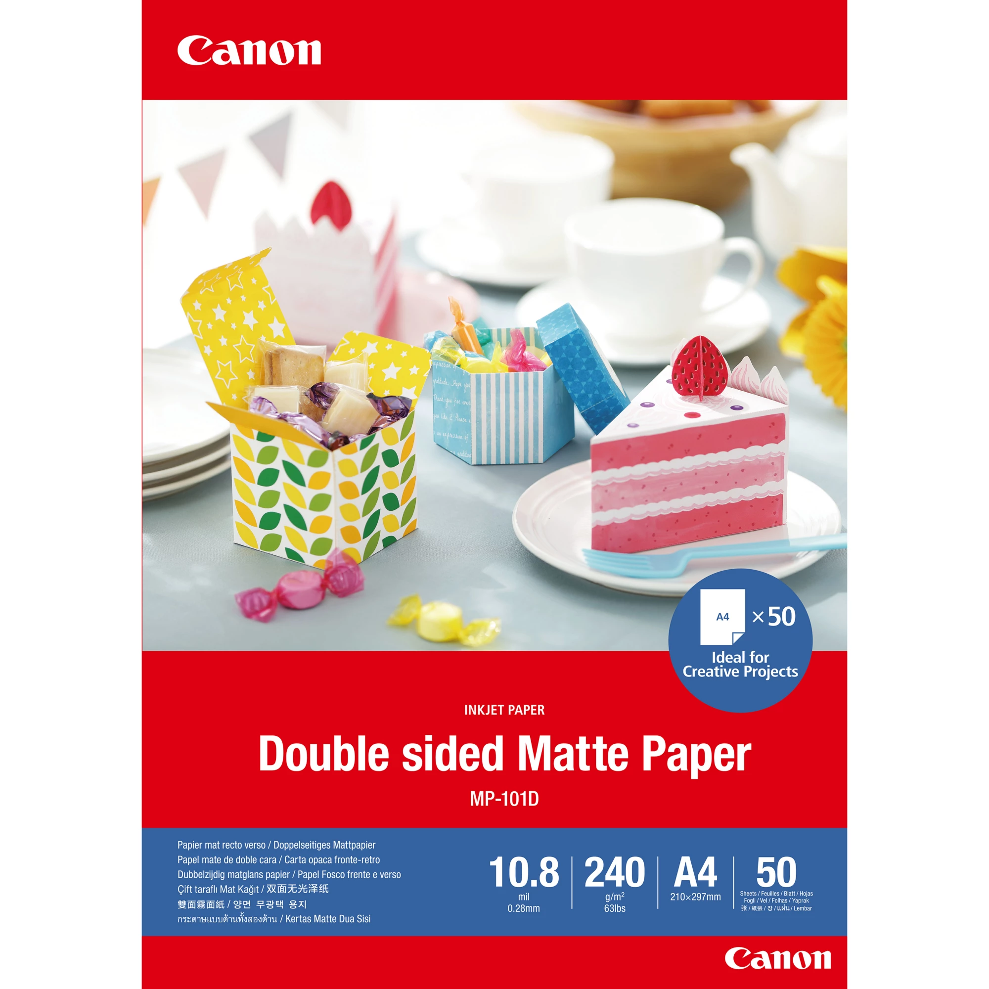 Canon MP-101D Divpusējs matēts papīrs, A4