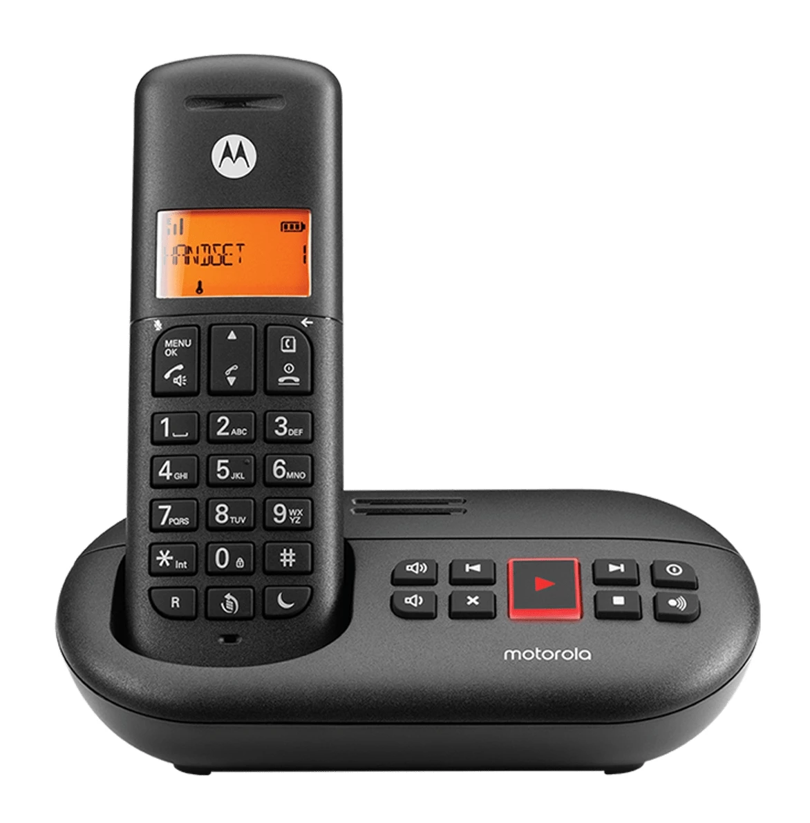 DECT telefons Motorola E211 ar zvanītāja