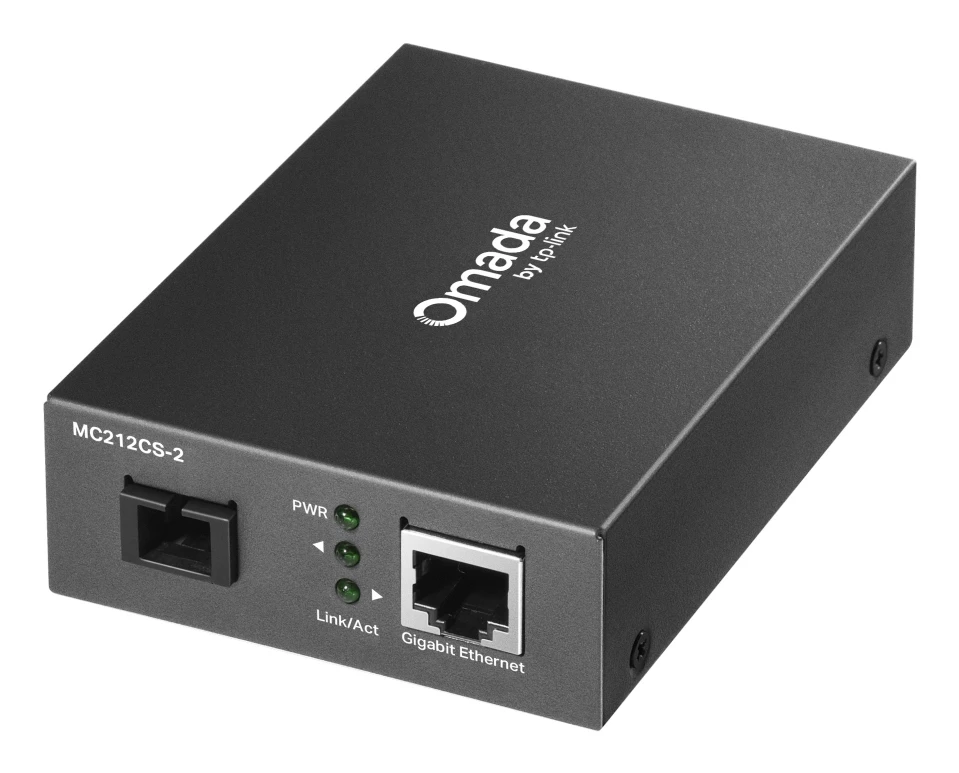 Tīkla mediju pārveidotājs TP-Link Omada MC212CS-2