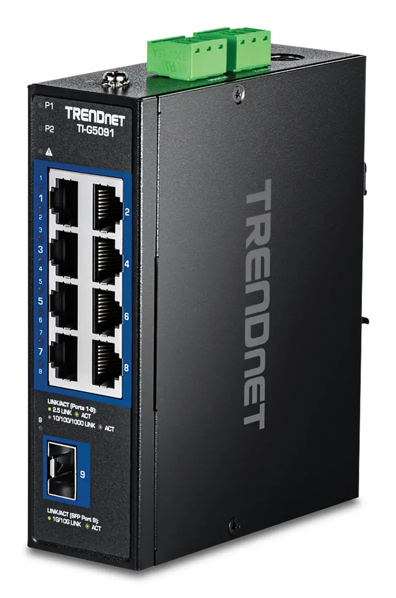 TRENDnet TI-G5091 Industriāls Nenomāns 9-Portu 2