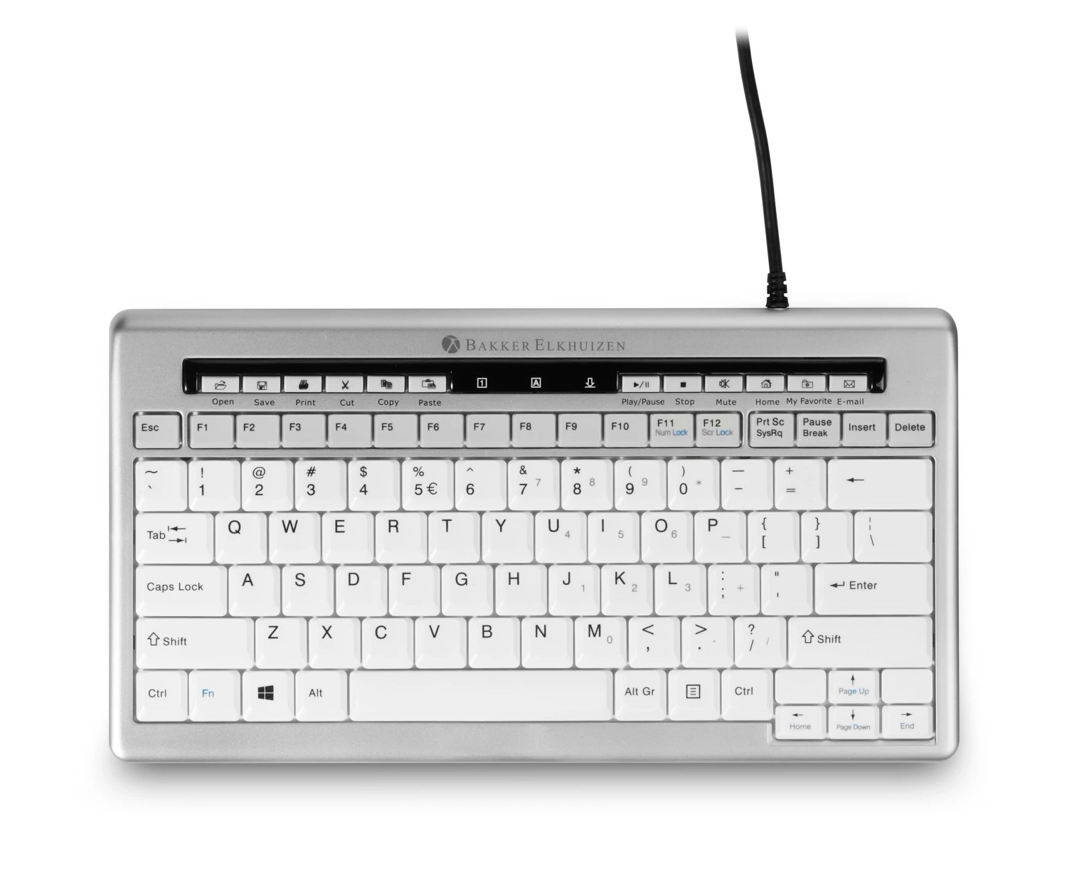BakkerElkhuizen S-board 840 US Qwerty, tenkeyless