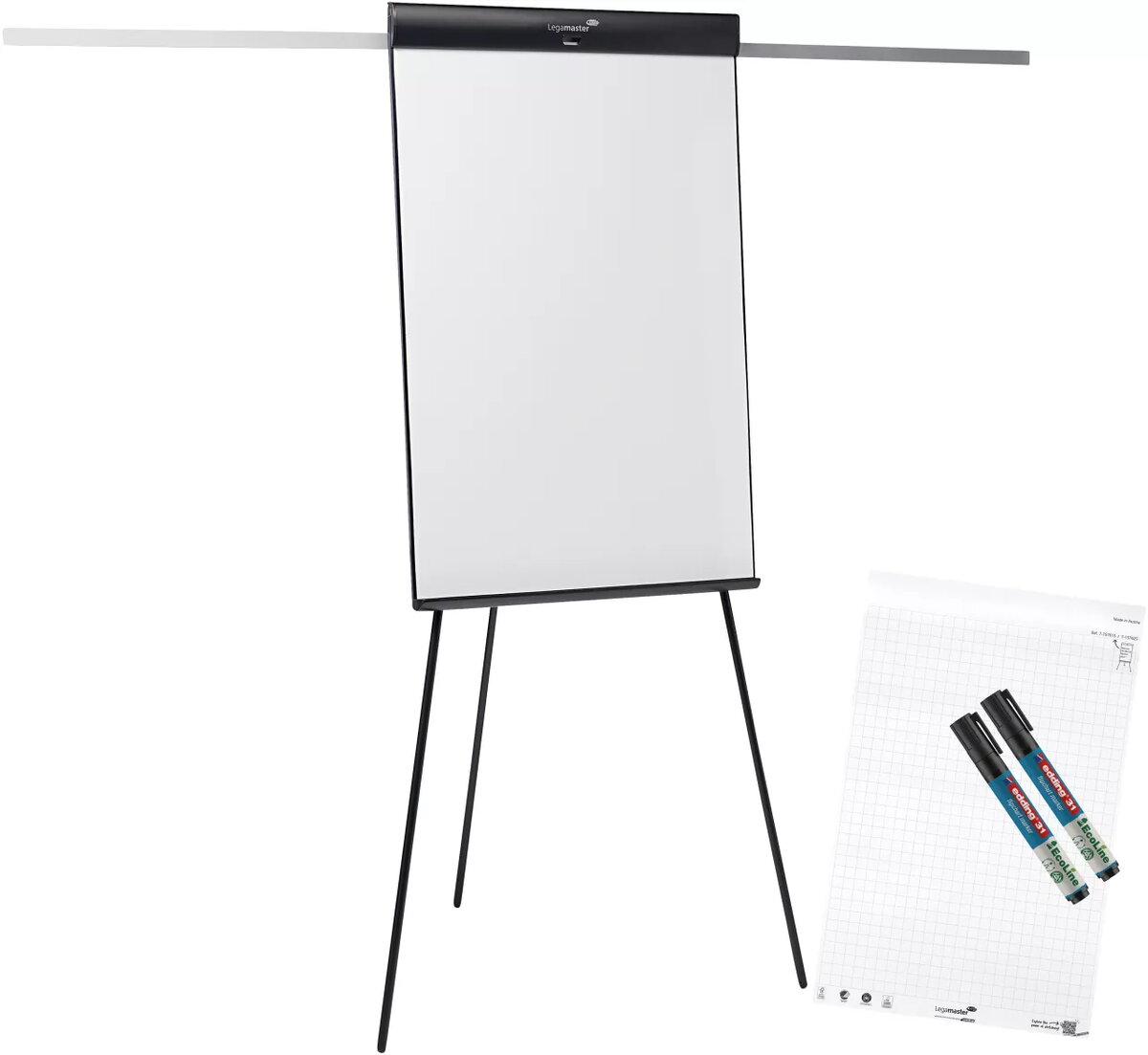 Legamaster SKETCH PRO flipchart statīvs Tērauds
