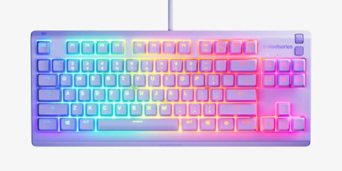 Mehāniskā stila TKL spēļu tastatūra STEELSERIES