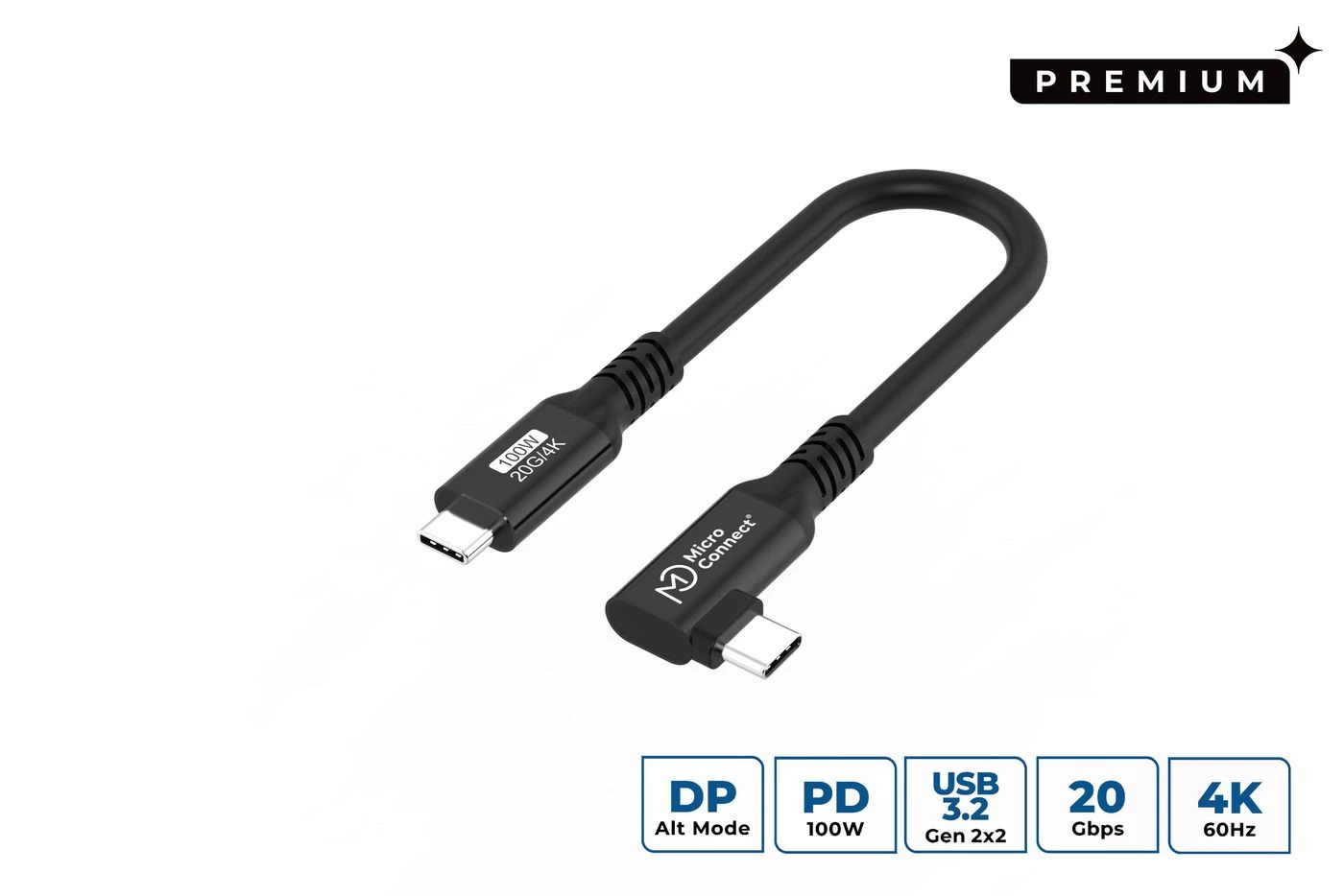 USB-C uz USB-C kabelis MicroConnect USB3