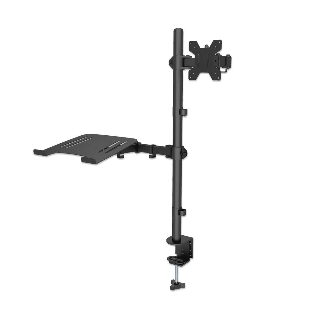 Manhattan Desk Mount monitora un klēpjdatora