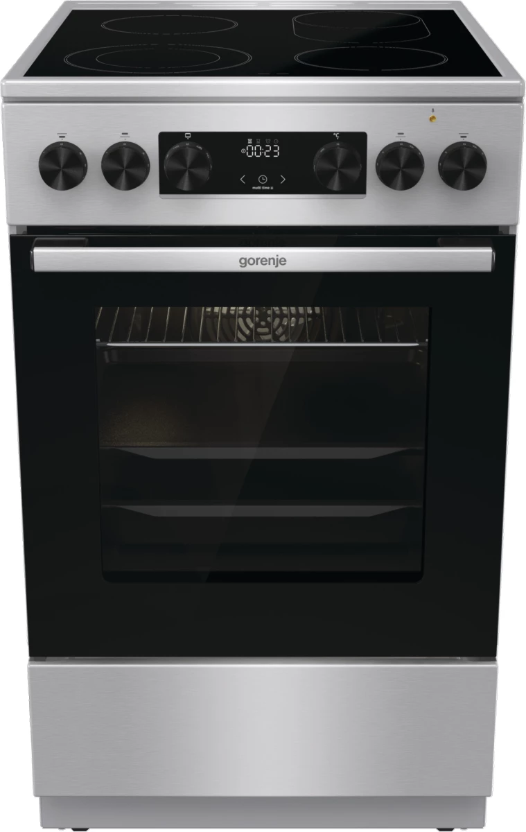 Gorenje GECS5C70XA brīvstāvoša plīts ar keramikas