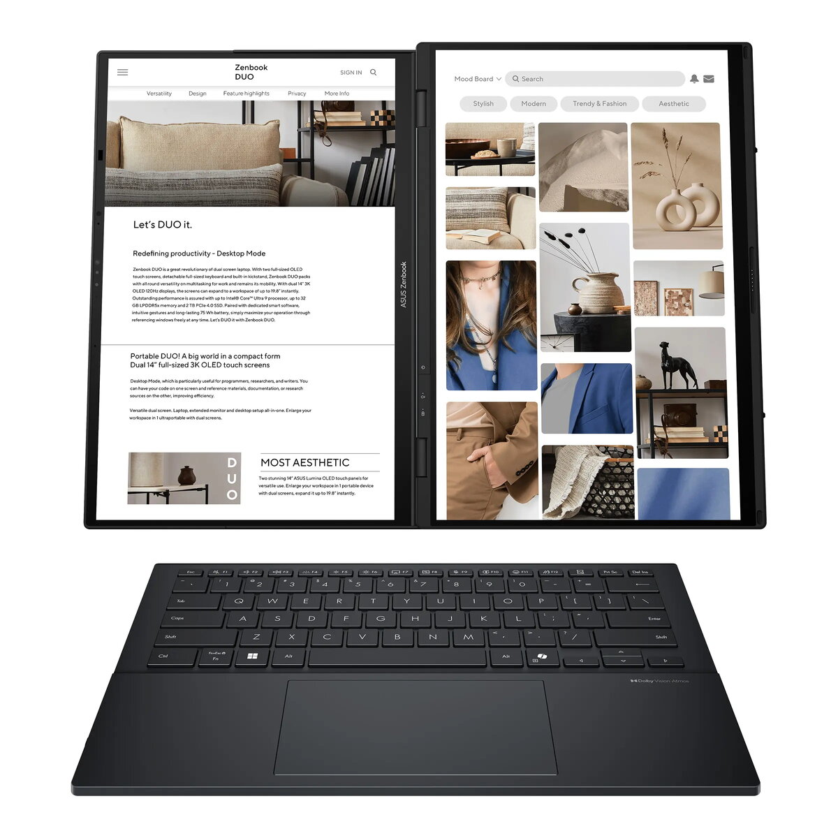 Portatīvais dators ASUS Zenbook Duo UX8406CA-QL287W
