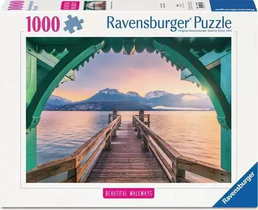 Puzle Ravensburger Gājēju tiltiņš pie Laka
