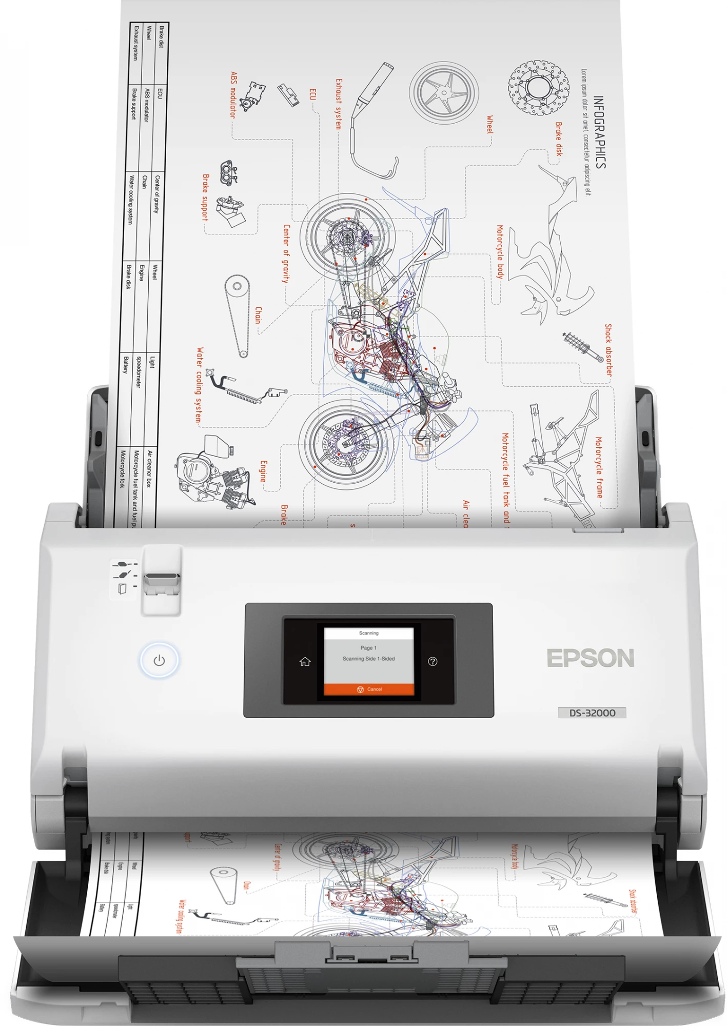 Epson WorkForce DS-32000 loksnes skeneris 600