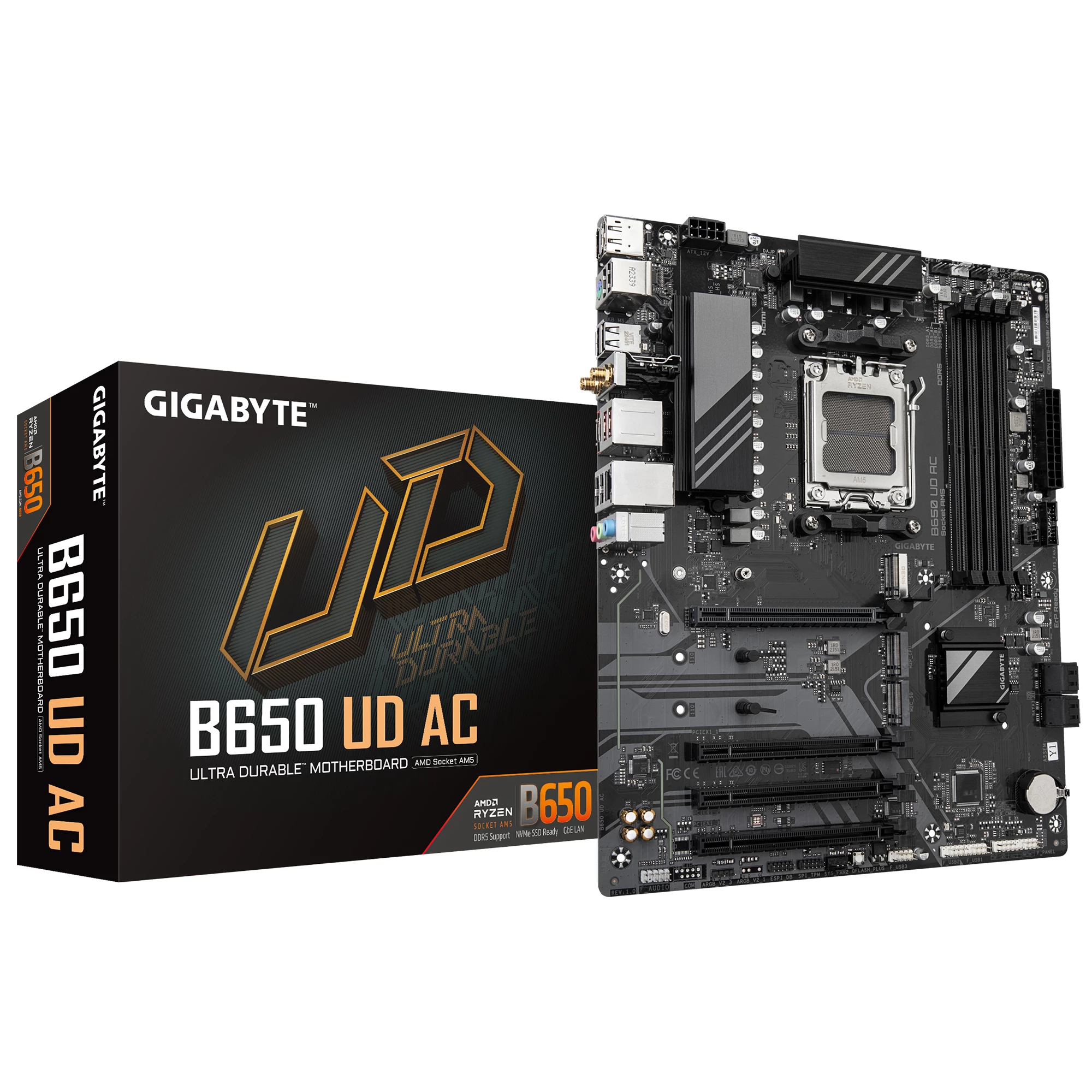 Mātesplate GIGABYTE B650 UD AC –
